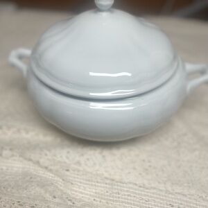 Sur La Table White Ceramic Lidded Tureen